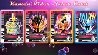 Kamen Rider Saber Card Set 2 SaikouSabelaDurendalFalchion Homemade amp Sound Edit 仮面ライダーセイバー カード [upl. by Irot]