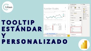 Power BI  Tooltip Estándar y Personalizado [upl. by Hsakiv]