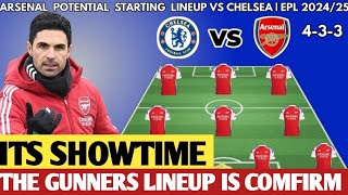 🔴Arsenal Predicted Lineup vs Chelsea Premier League [upl. by Annoek]