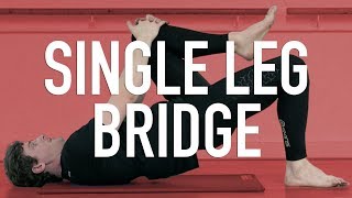 Single Leg Bridge  Glute Exercise Ep34 [upl. by Slaohcin]