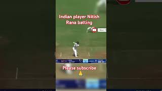 Nitish Rana battingviralvideoyoutubeshortstrendingtrendingshortsshortsshortvideoyoutubeshort [upl. by Ashil782]