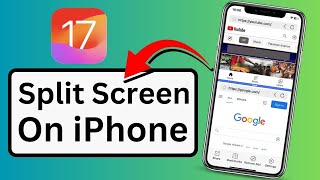 How to Split Screen on iPhone iOS 17 [upl. by Honey749]