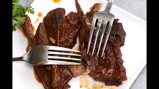 Braised Lamb Shoulder Chops Falloffthebone Tender [upl. by Nosnaj675]