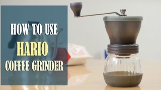 Hario Ceramic Coffee Grinder Instructions  How to Use Adjust the Grind Setting and Clean [upl. by Eytteb]