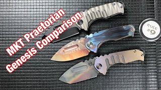 Medford Knife and Tool Praetorian Genesis Comparison Discussion [upl. by Alleris]