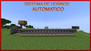 COMO HACER HORNOS AUTOMATICOS EN MINECRAFT 1181  muy fácil Minecraft Tutorial 1181 [upl. by Adrell655]