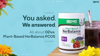 Ask Us Anything OZiva PlantBased HerBalance PCOS🙎🏻‍♀️ HerBalance PCOS Benefits  Side Effects🤔 [upl. by Pam]