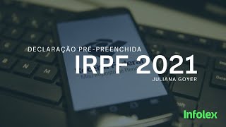 IRPF 2021 DECLARAÇÃO PRÉ PREENCHIDA 2 [upl. by Nicolina6]