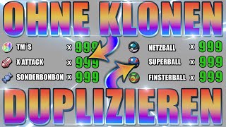 UNENDLICH SONDERBONBON amp MEISTERBALL klonen duplizieren vervielfachen Pokemon Diamant Item Glitch [upl. by Omsoc]