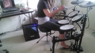 AEROSMITHSweet Emotions Drum Cover by Marie [upl. by Airat]