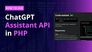 How to use ChatGPT Assistant API in PHP  ChatGPT API in PHP [upl. by Oisor]