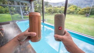 Comparativa Parlante JBL ORIGINAL vs Réplica FAKE ¿SOBREVIVIRÁ a la piscina [upl. by Lilak927]