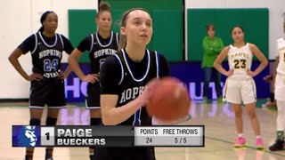 Park Center vs Hopkins Girls High School Basketball  Paige Bueckers [upl. by Tressa]