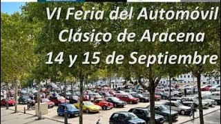 feria de los coche clásico en Aracena sábado 14 septiembre 2024 [upl. by Ylehsa]