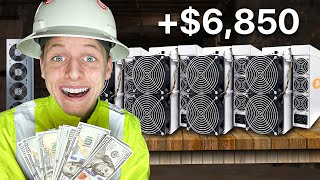 Inside My Basement Crypto Mining Farm [upl. by Naillij]