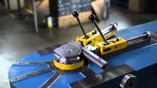 DiAcro Model 6 Power Bender  Round Tubing Bending Operation [upl. by Lenad733]