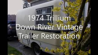 1974 Trillium Vintage Trailer [upl. by Sucam]