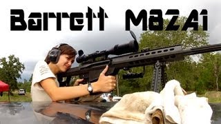 The Amazing 50 BMG Barrett M82A1 [upl. by Fenner240]