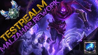 PBE SOLO EVERYTHING Malzahar Rework Jungle Gameplay w Commentary Mage Update 2016 [upl. by Chris]