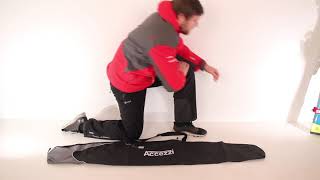 Accezzi Aspen Ski Bag 170 CM Black  Full Product Presentation amp Demonstration [upl. by Antsirhc]