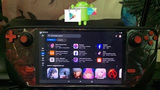 AndroidWaydroid On Steam Deck oled Steam Os Install Via Game Mode Plus Gameplay [upl. by Calvinna]