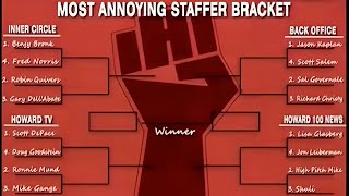 Howard Stern quotGary feels bullied by Howard amp Most annoying Staffer Bracketquot [upl. by Nogam]