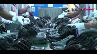 Safety Shoes Manufacturing process [upl. by Dorsey707]