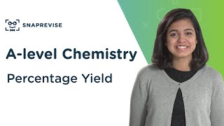 Percentage Yield  Alevel Chemistry  OCR AQA Edexcel [upl. by Gnuh]