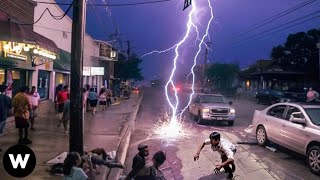 Most Dangerous Lightning Strikes Caught on Camera Went Horribly Wrong [upl. by Fabrice]