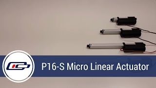 P16S Micro Linear Actuator Product Overview [upl. by Thormora]