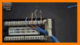 How to punch down a 12port patch panel [upl. by Arihaz]