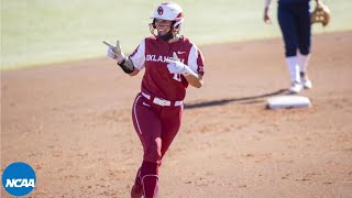 See Oklahoma softballs recordsetting home run barrage [upl. by Cindy]