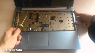 Como Desmontar Desarmar Acer Aspire  v5  471p [upl. by Anatnahs]