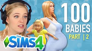 Single Girl Raises Her First Child In The Sims 4  Part 2 [upl. by Torrell]