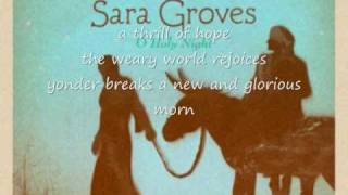 Sara Groves  O Holy Night with lyrics [upl. by Sirrom]