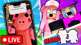 Playing Piggy FAKE Android Games  Announcement [upl. by Aynek]