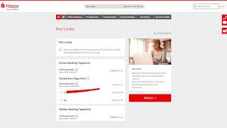 Wie ändere ich mein Überweisungslimit  Hamburger Sparkasse  OnlineBanking Haspa [upl. by Migeon440]