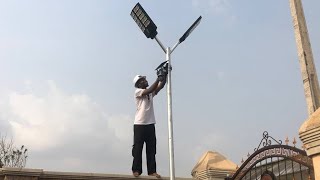 Price Of Solar Street Light CCTV Camera With Inbuilt Sim amp Solar Panel With Installation In Nigeria [upl. by Erdnua984]