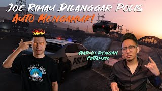 Daddy Hood aka Joe Rimau Dilanggar Polis Auto Mengamuk  GTA V [upl. by Alabaster]