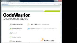 CodeWarrior Intro Create a Project and Debug Watch in HD [upl. by Brindle67]