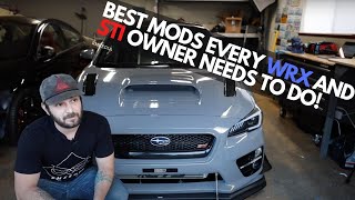 First 5 Mods Every WRX or STI Owner Should Do [upl. by Sakram]