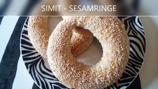 👍 SIMIT  SESAMRINGE 👍 türkisches Gebäck ✔️ lecker 🌺 Mel amp Mo´s Bakery Blog 🌺 [upl. by Placidia]