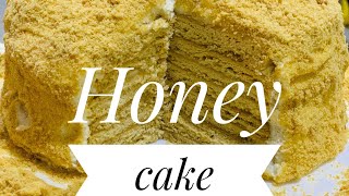 Honey cake Recipe  7 layer honey cake [upl. by Annay]