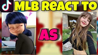 MLB react to Marinette as Lisa from Blackpink  Gacha Club [upl. by Strohl]