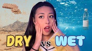 ASMR Wet Mouth Sounds vs Dry Mouth Sounds ⚡Spit Painting Coconut Rain Invisible Slime etc [upl. by Aitnahs157]