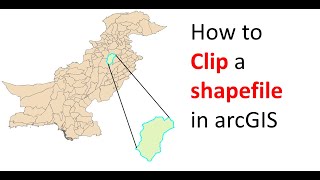 how to clip a shapefile in arcGIS [upl. by Katherin]