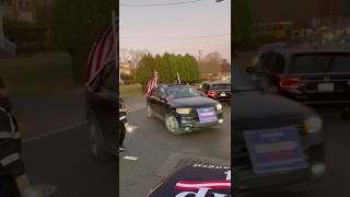 Car Parade At The Jews For Trump Rally In Monsey NY [upl. by Ardaed]