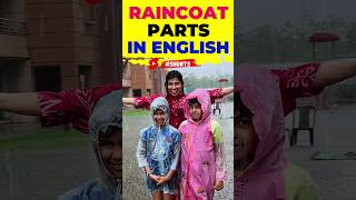 Raincoat Parts in English Learn English Vocabulary English Connection shorts [upl. by Uttica998]