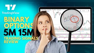 Tradingview Binary Options Strategy  5M 15M Trading Script Review [upl. by Ecyac245]