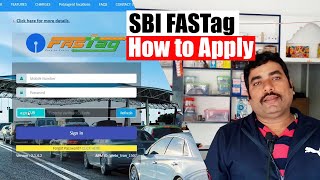 How to Apply SBI FASTag OnlineOffline SBI FASTag Kaise Apply Kare [upl. by Bailar]